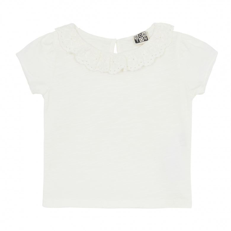 BONTON - Tee-shirt bébé Irisa crème